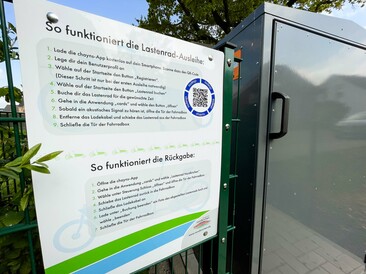 Lastenradbox am Kleimanns Weg