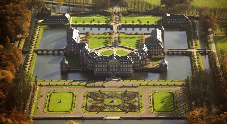 Luftbild von Schloss Nordkirchen